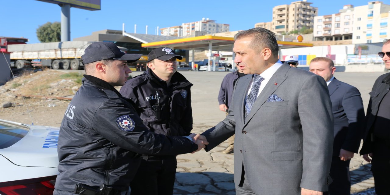 İl Emniyet Müdürü Volkan Sazak’tan Cizre’de Hafta Sonu Denetimi