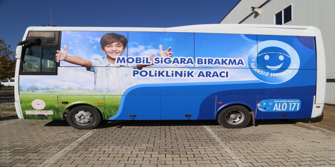 Diyarbakır’da mobil sigara bırakma polikliniği hizmete başladı