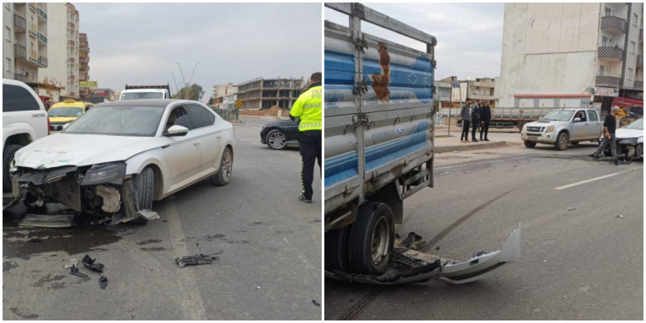 Şırnak'ta Kamyonet ve Otomobil Çarpıştı