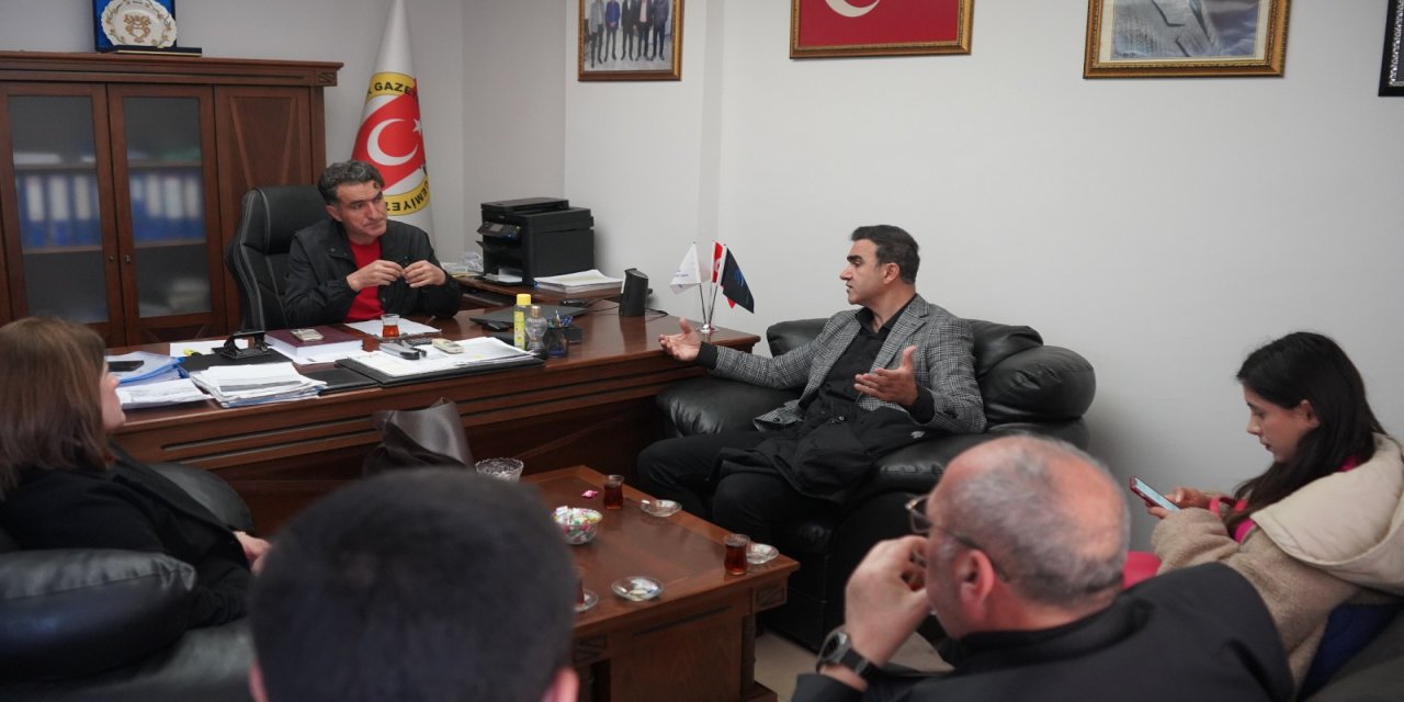 KESK Heyetinden Şırnak’ta Basın Ziyareti