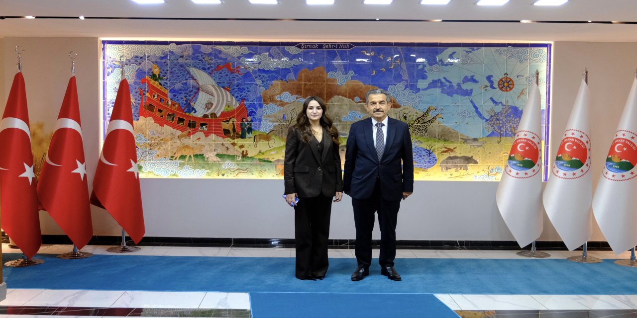 Şırnaklı Savcı Fidan Saluci’den Vali Ekici’ye Ziyaret