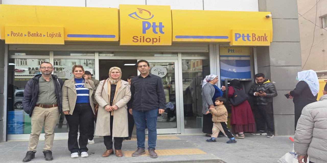Haber-Sen heyetinden Silopi ve İdil PTT çalışanlarına ziyaret