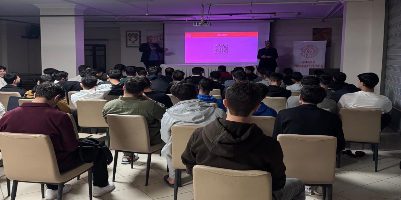 Şırnak Öğrenci Yurdunda “Kadına Yönelik Şiddet” Konulu Farkındalık Semineri Düzenlendi