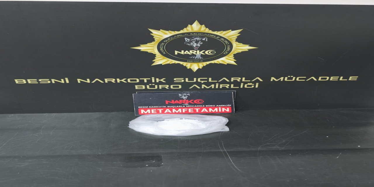 Besni’de uyuşturucu operasyonuna 2 tutuklama