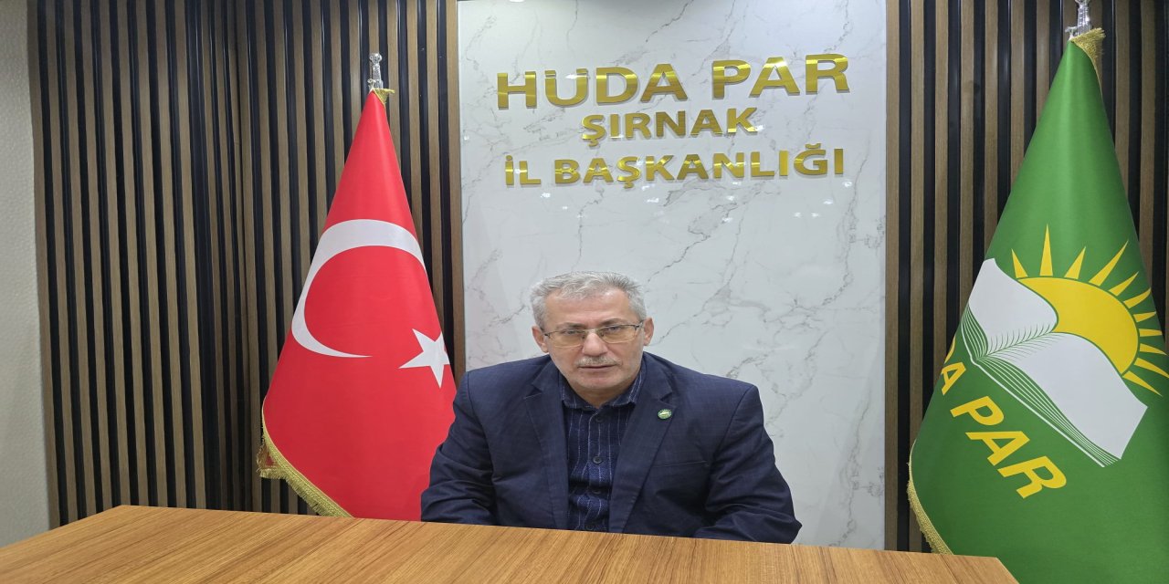 HÜDA PAR Şırnak İl Başkanlığı’ndan 2 Aralık açıklaması