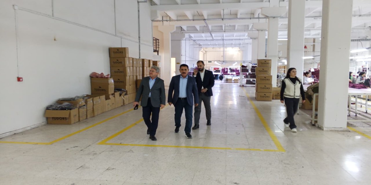 Cizre TSO Yönetimi Silopi’de Tekstil Yatırımını İnceledi