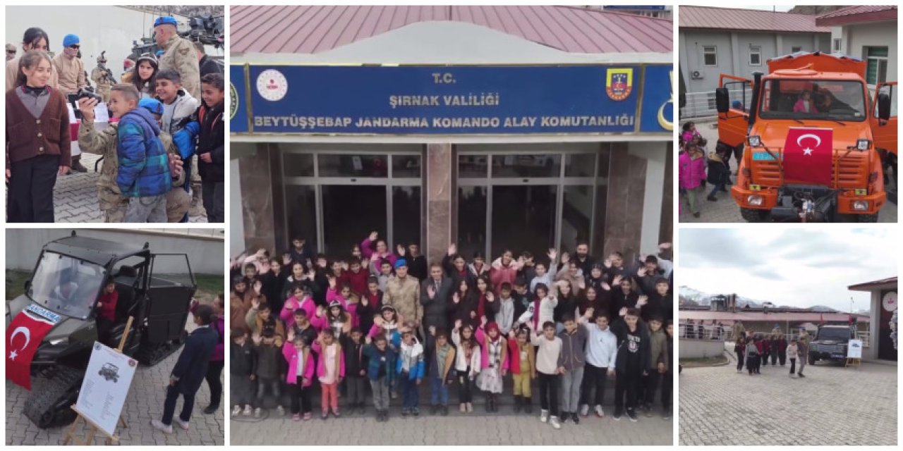 Şırnak'ta Jandarma İmkân ve Kabiliyetlerini Uygulamalı Aktardı