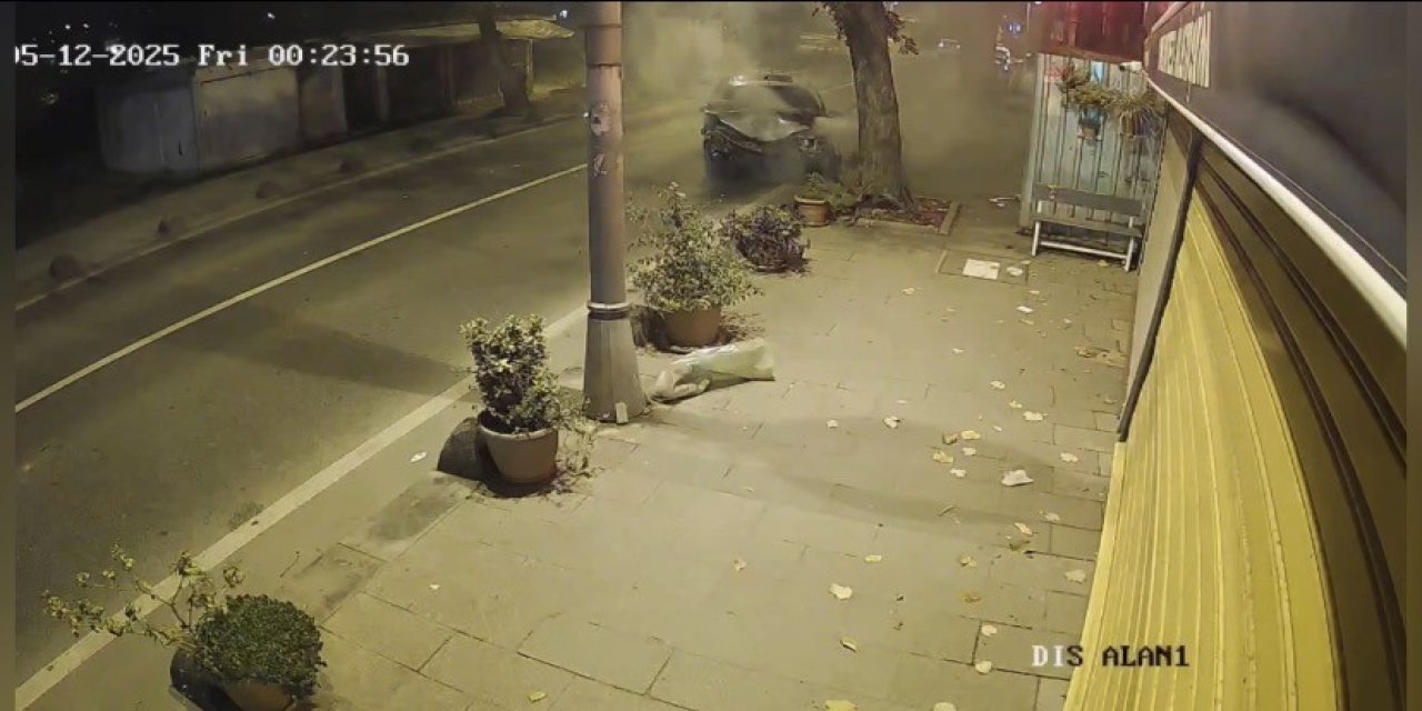 Ehliyetsiz Sürücü Kontrolü Kaybetti: Otomobil Ağaca Çarparak Yola Savruldu, 2 Yaralı