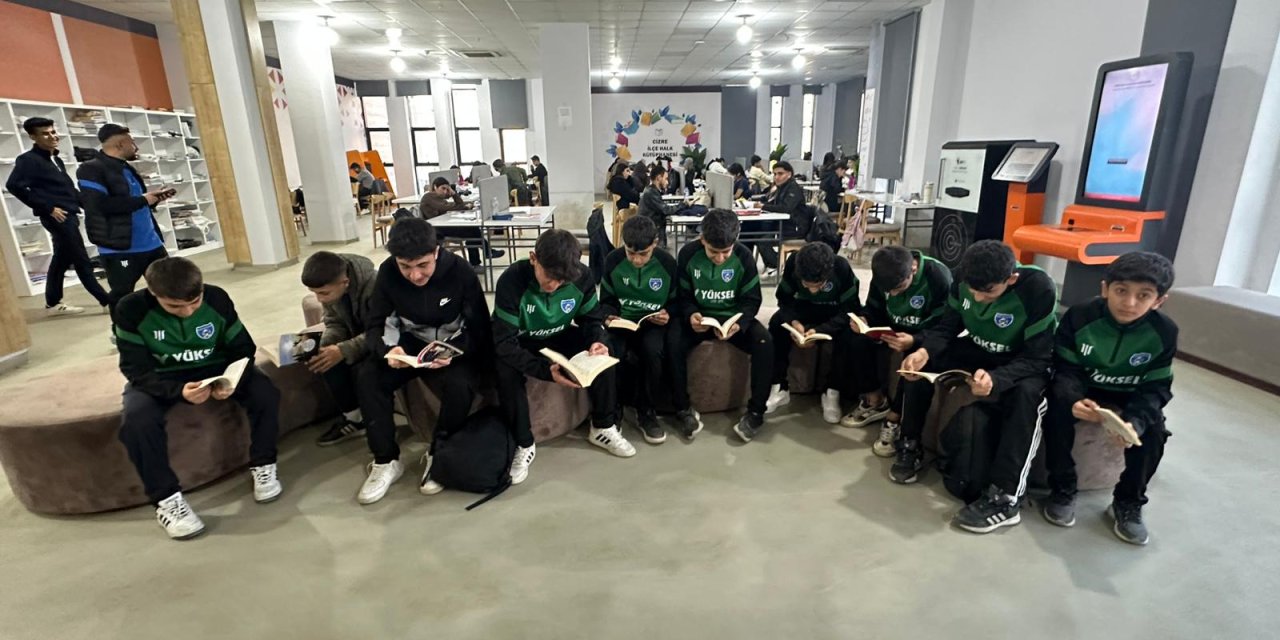 Cizre’de Genç Sporcular önce ter döküyor, sonra bilgiye koşuyor