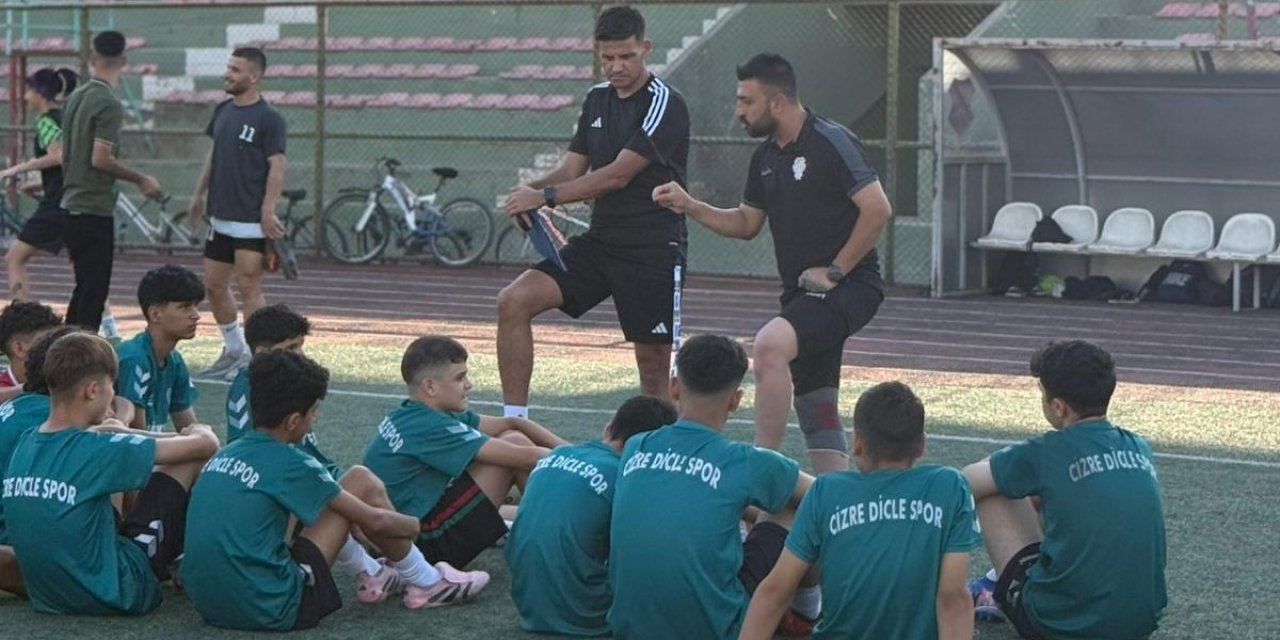 Cizre Dicle Sporda Batman Petrol maçı hazırlıkları