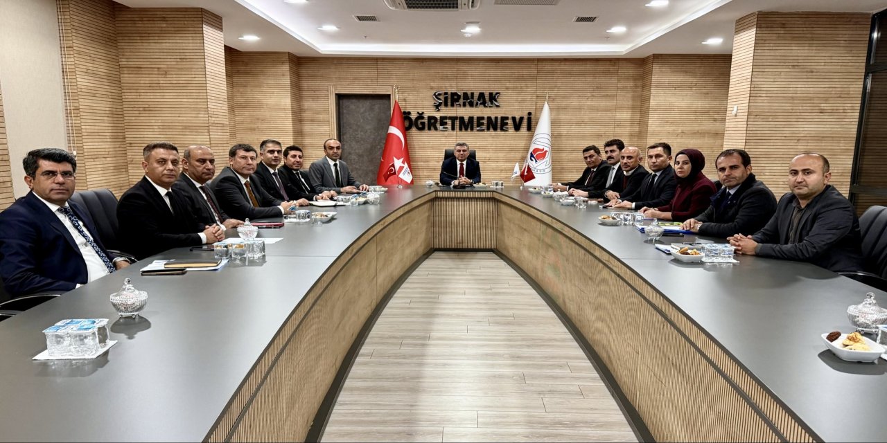 Şırnak'ta Eğitim Yöneticileri Toplantısı Gerçekleştirildi