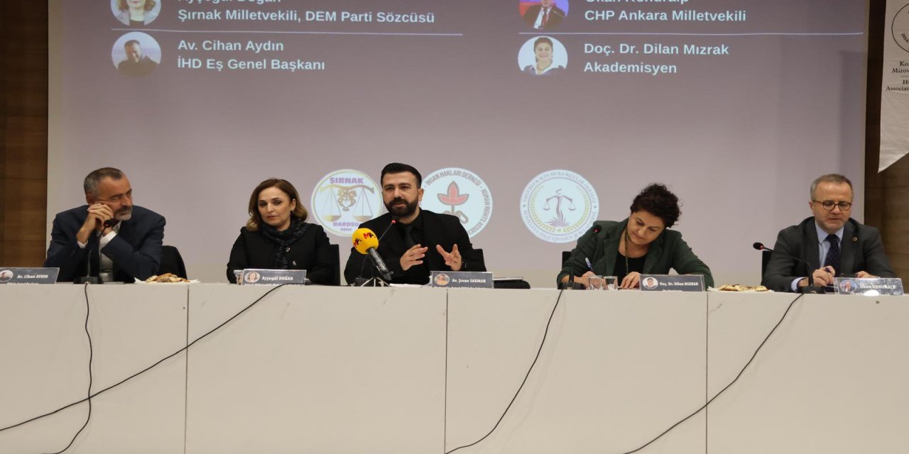 Cizre’de Milletvekilleri ve İHD Başkanı İnsan Haklarını Konuştu