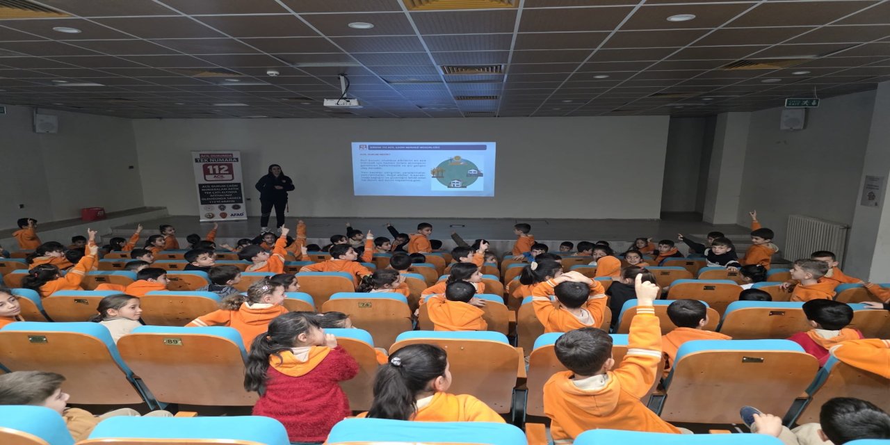 Şırnak 112 Acil Çağrı Merkezi’nden Miniklere "Tek Numara" Eğitimi