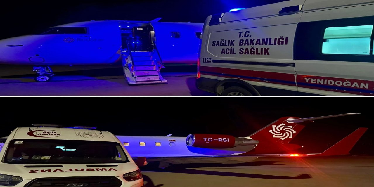 Şırnak'ta Yenidoğan Bebek, Uçak Ambulansla İstanbul'a Sevk Edildi