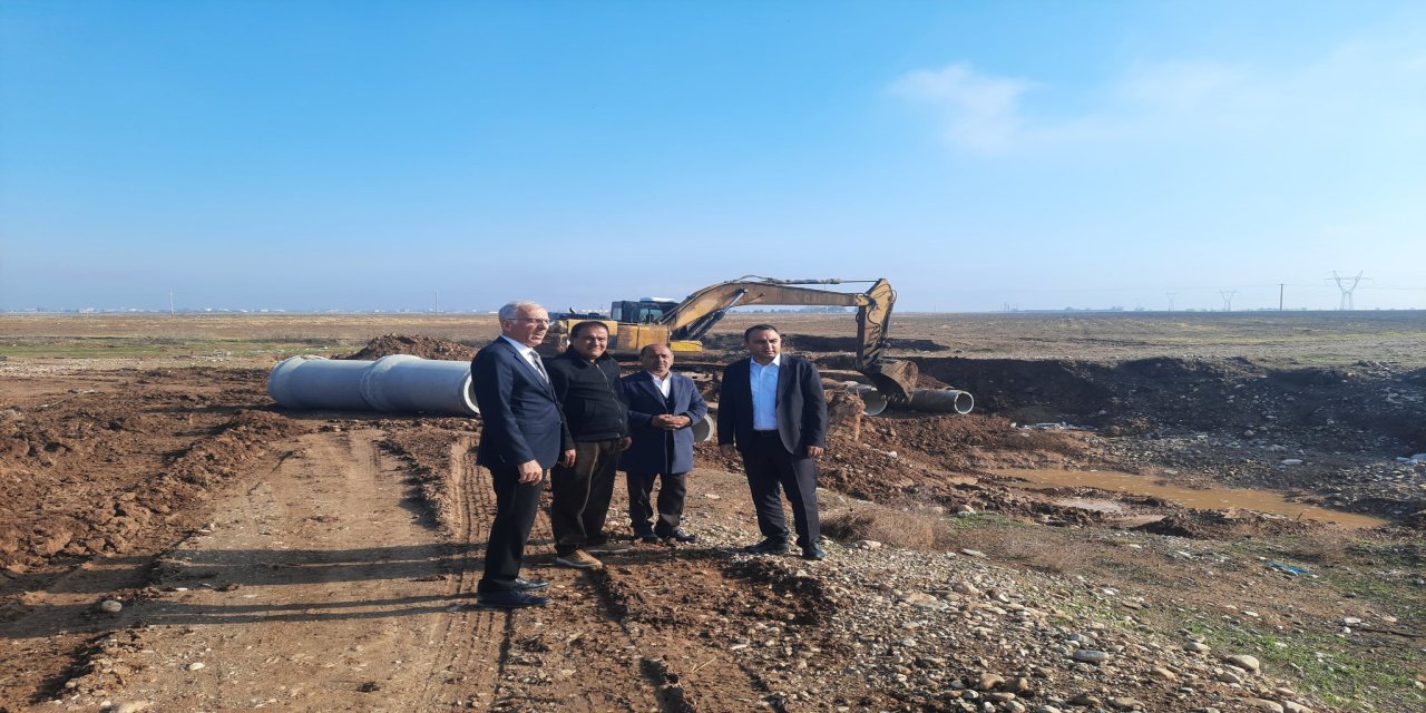 Silopi Kaymakamı Çağlar Partal Ortaköy Yol Çalışmasını İnceledi