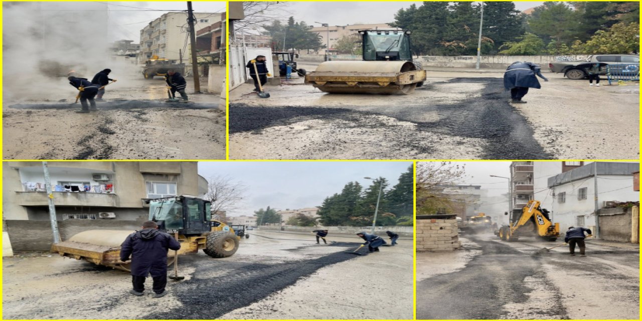Silopi’de Altyapı Çalışmaları Sonrası Bozulan Yollarda Onarım
