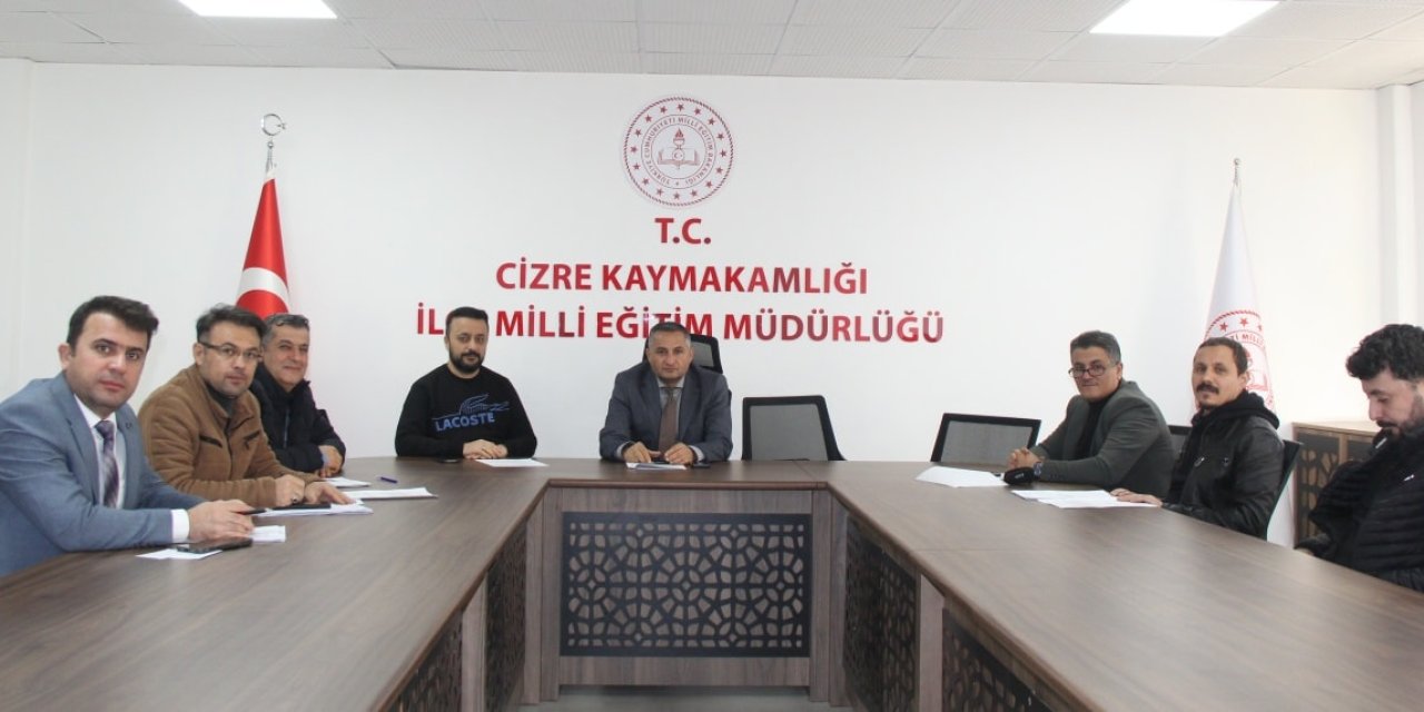 Cizre’de Açık Öğretim Sınavları öncesi koordinasyon toplantısı