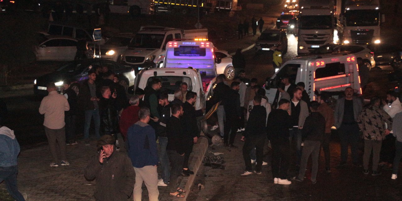 Cizre Freni Vinç, 6 aracı biçti 7 kişi yaralandı