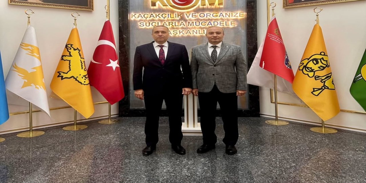 Şırnak Emniyet Müdürü Volkan Sazak’tan KOM Daire Başkanı Leblebicioğlu’na Ziyaret