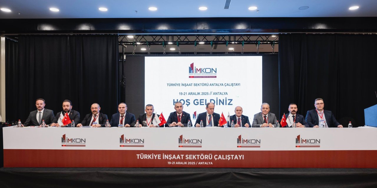 İnşaat sektörünün sorunları 7. Çalıştay'da konuşuldu