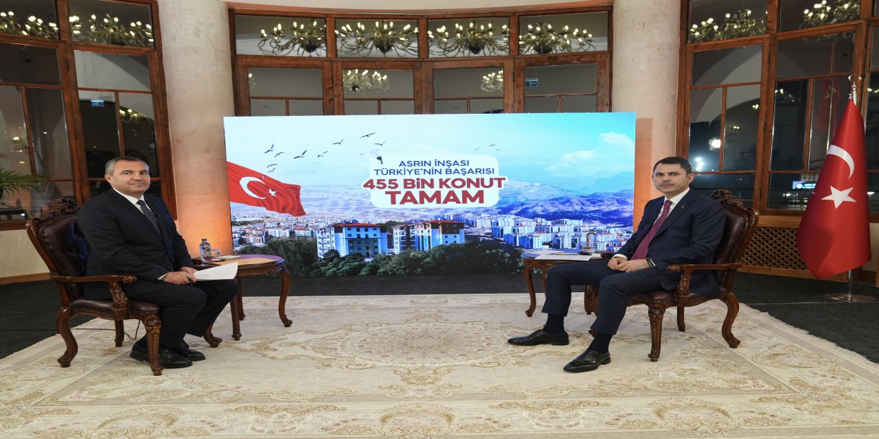 Bakan Kurum, tamamlanan asrın inşa seferberliğini Hatay’da anlattı