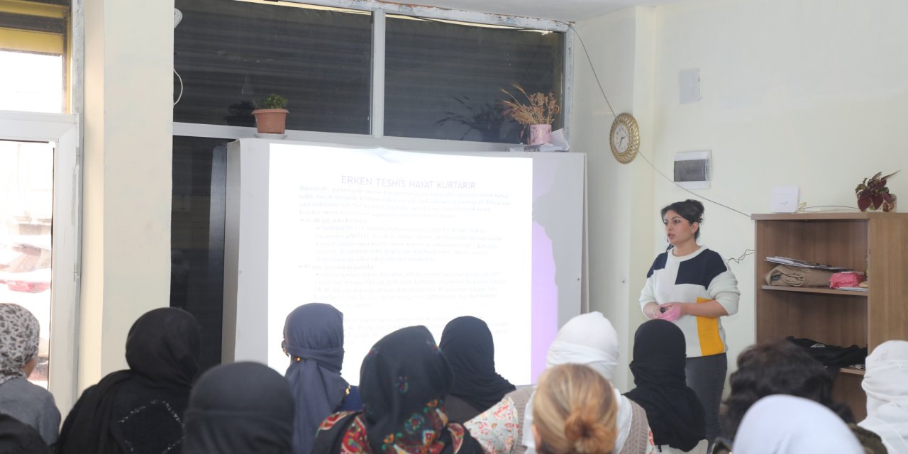 Cizre’de Kadınlara Hayati Kanser Eğitimi
