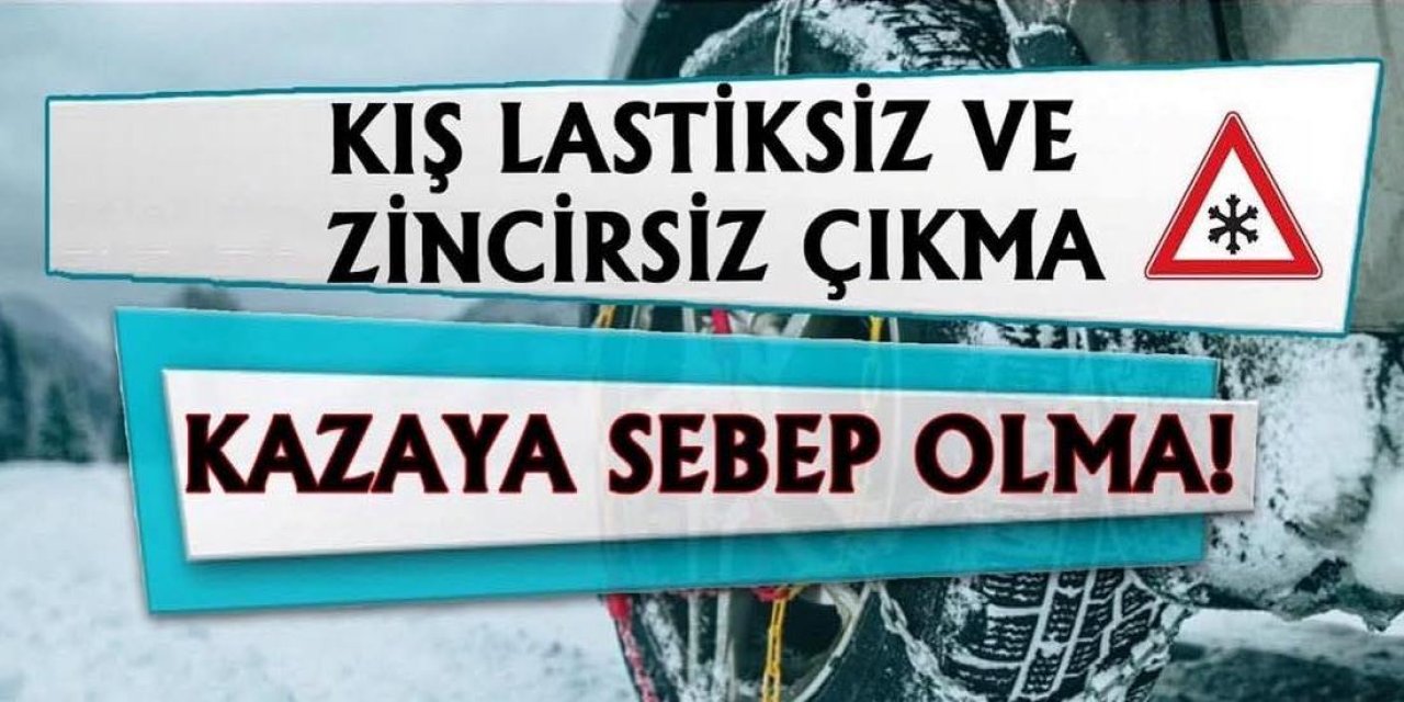 Şırnak Belediyesi Sürücüleri Uyardı: Zincirsiz Trafiğe Çıkmayın