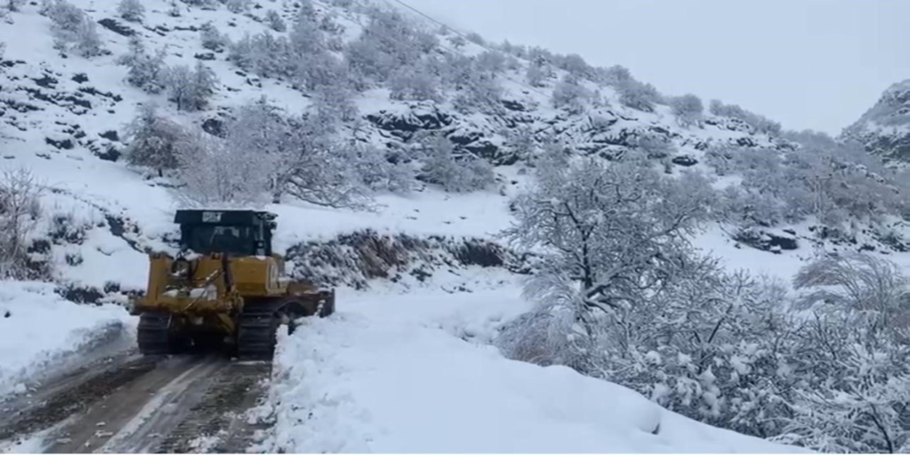 Beytüşşebap’ta Kar Esareti: Kar Kalınlığı 2 Metreyi Buldu, Dozerler Devrede!