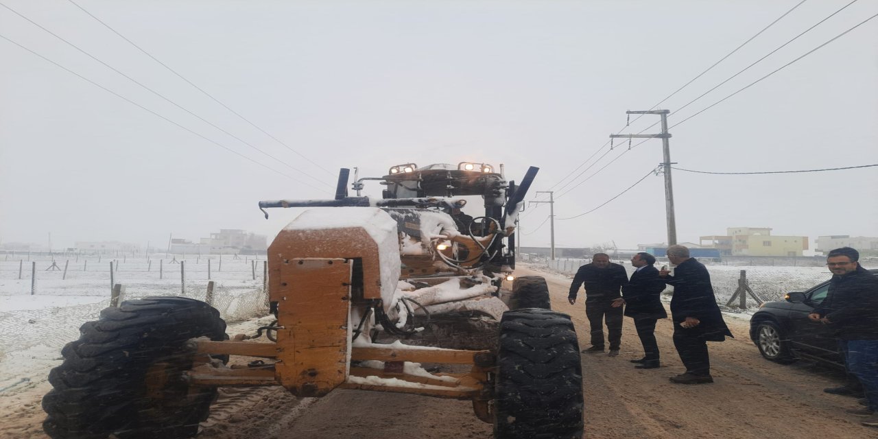 Silopi Kaymakamı Partal, Karla Mücadele Çalışmalarını Yerinde İnceledi