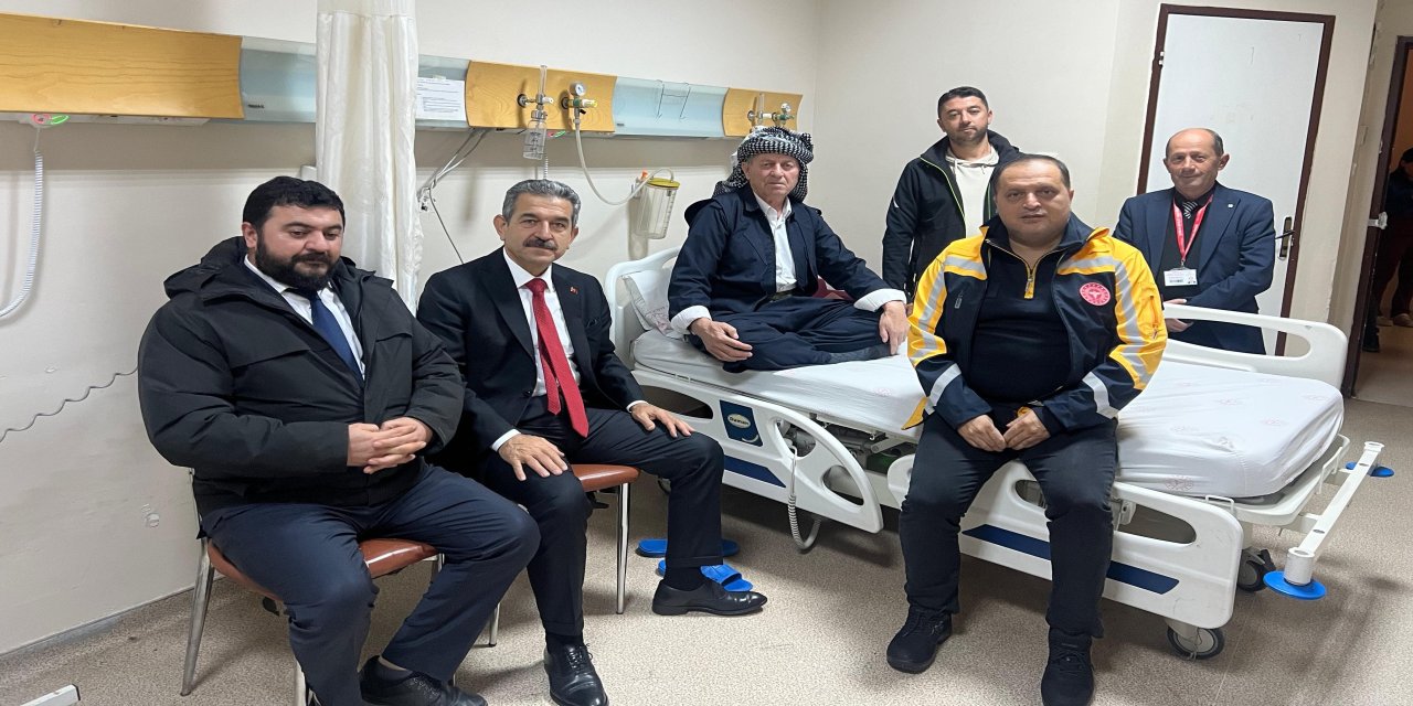 Vali Ekici'den Şırnak Devlet Hastanesi'nde Hasta Ziyareti