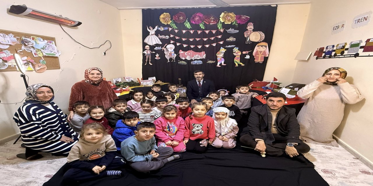 Silopi'de 4-6 Yaş Grubu Öğrencilerden "Yerli Teknoloji" Sergisi