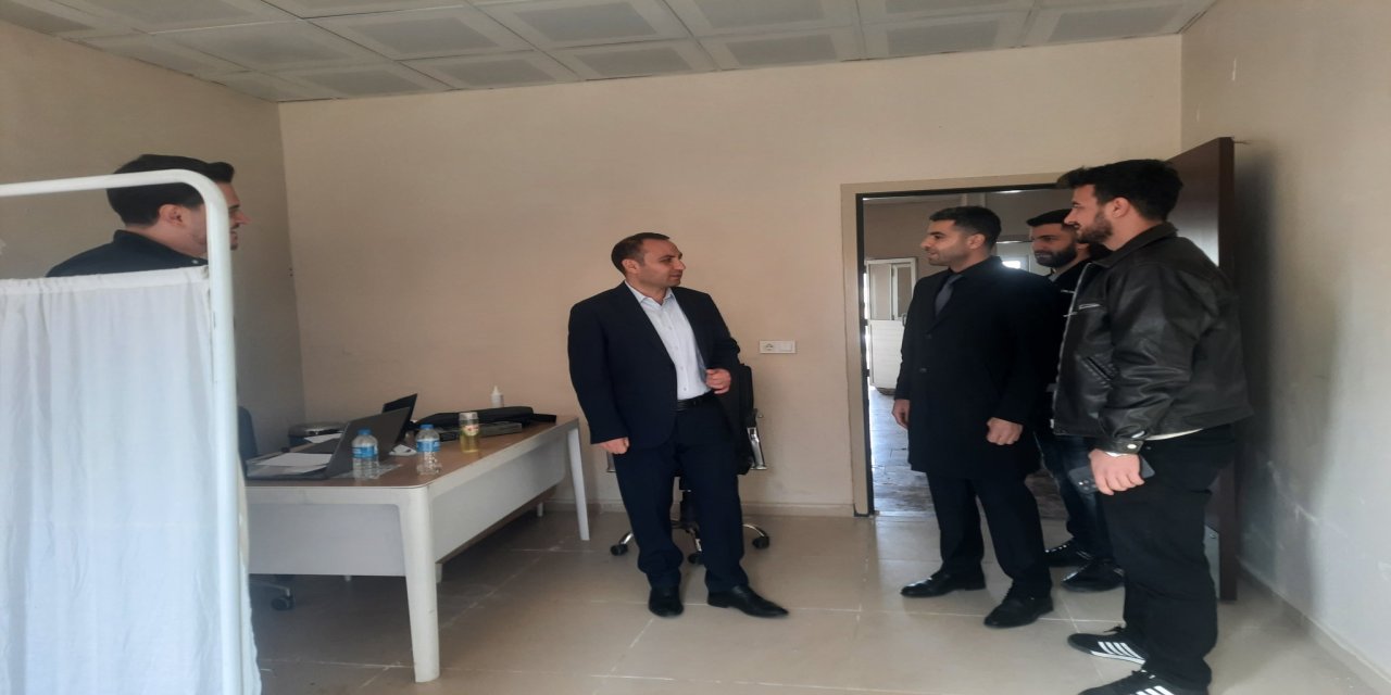 Kaymakam Çağlar Partal Bersis TOKİ Aile Sağlığı Merkezi’ni Denetledi