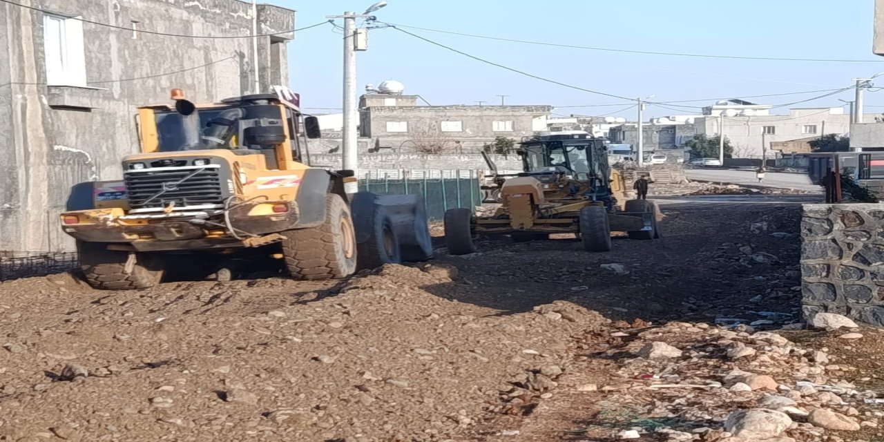 Silopi Yenişehir Mahallesi’nde Yol Çalışması