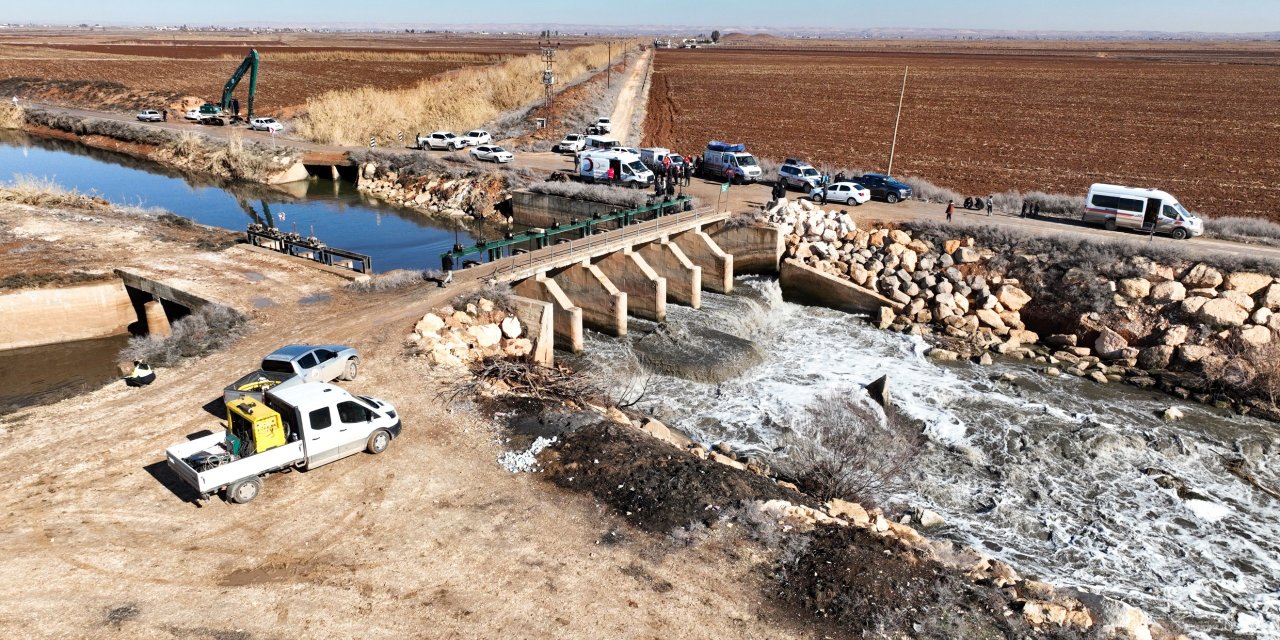 Arama Kurtarma Ekipleri 13 gündür Sulama kanalında kaybolan sürücüyü arıyor