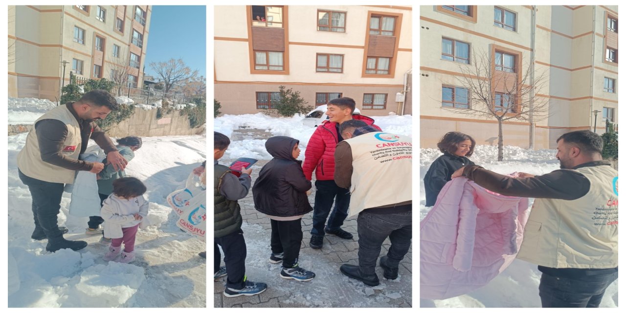 Şırnak'ta kışın en sıcak dayanışması!