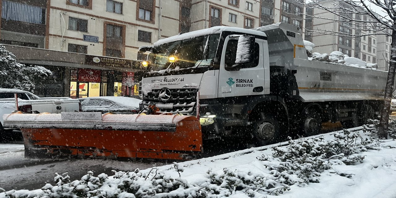Şırnak’ta karla mücadele operasyonu!
