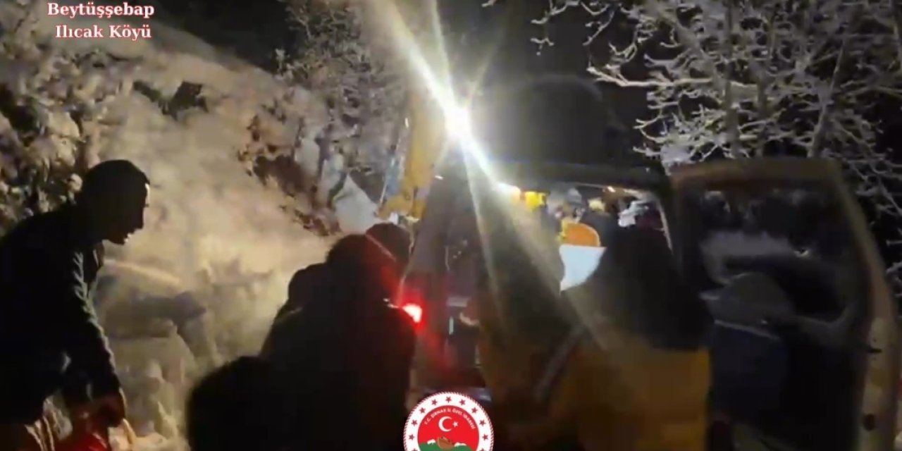 Şırnak’ta Zamanla Yarış: Karlı Yollarda Hayat Kurtaran Müdahale