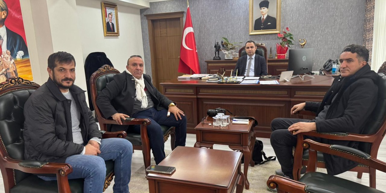 Şırnak Çalışan Gazeteciler Cemiyeti’nden Silopi Kaymakamı Partal’a Ziyaret