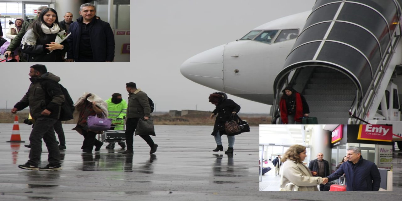 Şırnak Şerafettin Elçi Havalimanı’nda Sürpriz Karşılama! Öğretmenlerin Yüzü Güldü