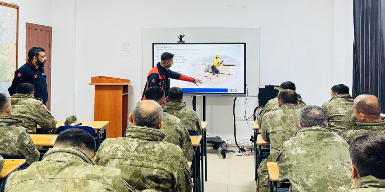 AFAD ve Jandarma Komando Tugayı’ndan Şırnak’ta Afet Eğitimi ve Tatbikat