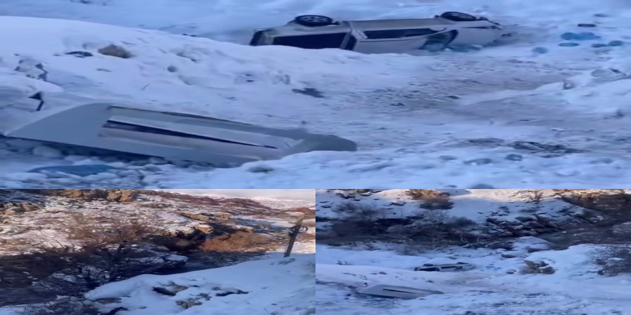 Şırnak-Siirt Karayolunda TPAO Aracı Şarampole Devrildi: 4 Yaralı