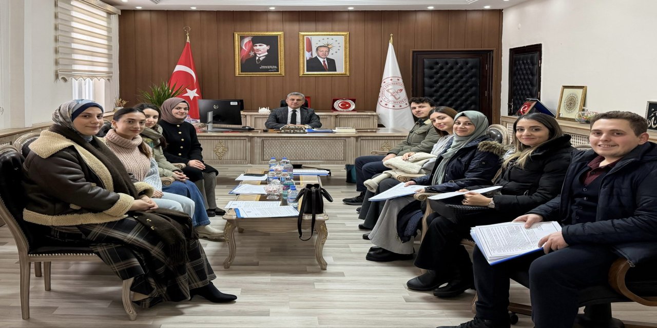 Şırnak’a Yeni Atanan Öğretmenler, Müdürlük Makamında Misafir Edildi