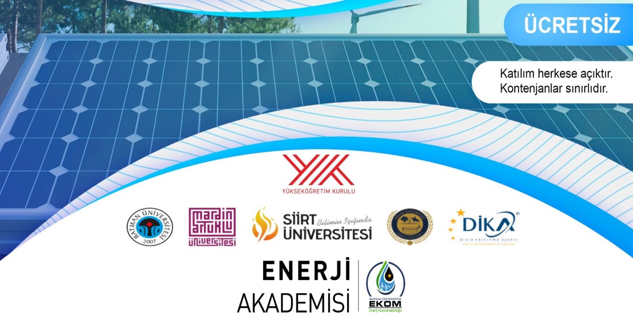 Şırnak Enerji Akademisi’nde Yerini Aldı