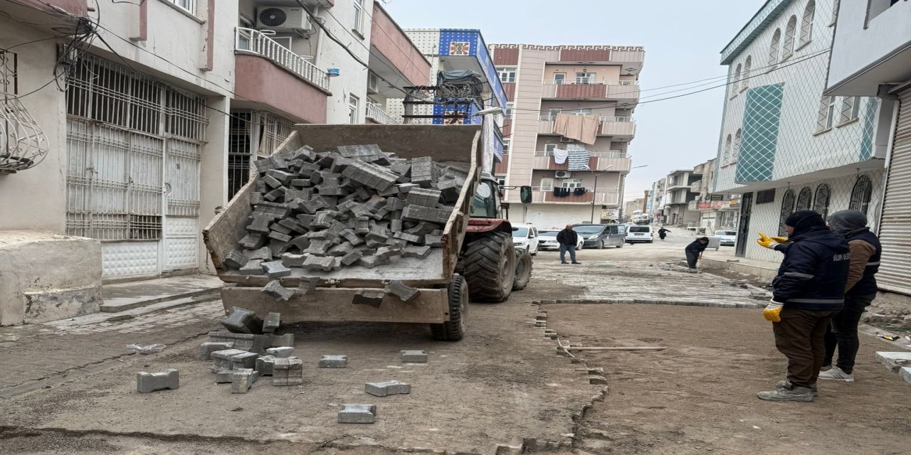 Silopi Yeşiltepe Mahallesi’nde Yol Yapım ve Onarım Çalışmaları