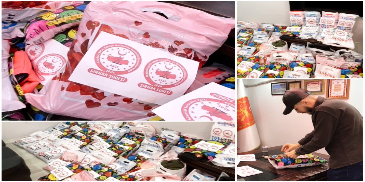 AŞAV’dan Şırnak’ta Gazi ve Şehit Ailelerine Giyim Yardımı