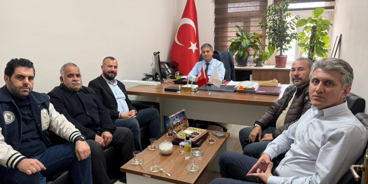 Cizre Sanayi Sitesi Yönetiminden Müdür Çetin’e "Hayırlı Olsun" Ziyareti