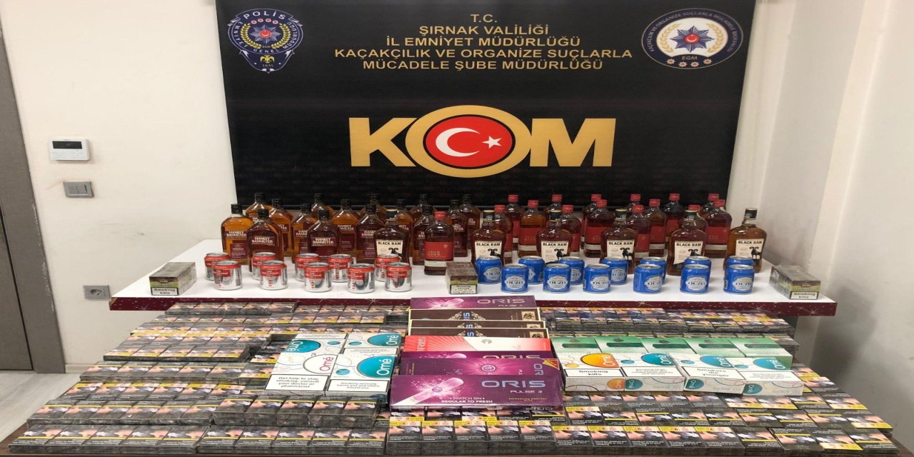 Şırnak’ta Kaçakçılık ve Narkotik Operasyonları: 11,7 Milyon TL Değerinde Malzeme Ele Geçirildi