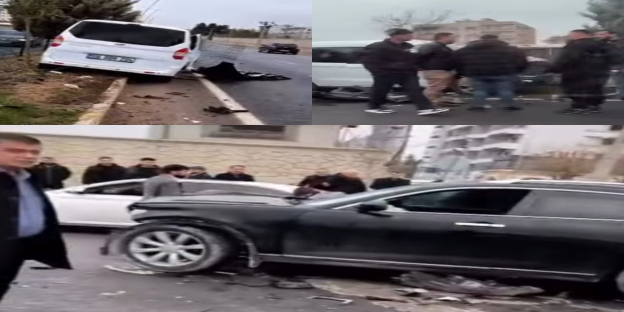 Silopi’de trafik kazası: İki araç çarpıştı