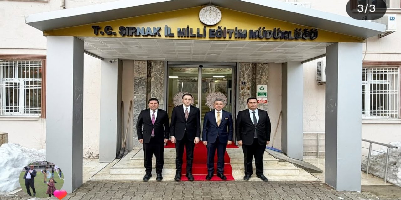 Güçlükonak Kaymakamı Memiş’ten İl Milli Eğitim Müdürü Nas’a Ziyaret