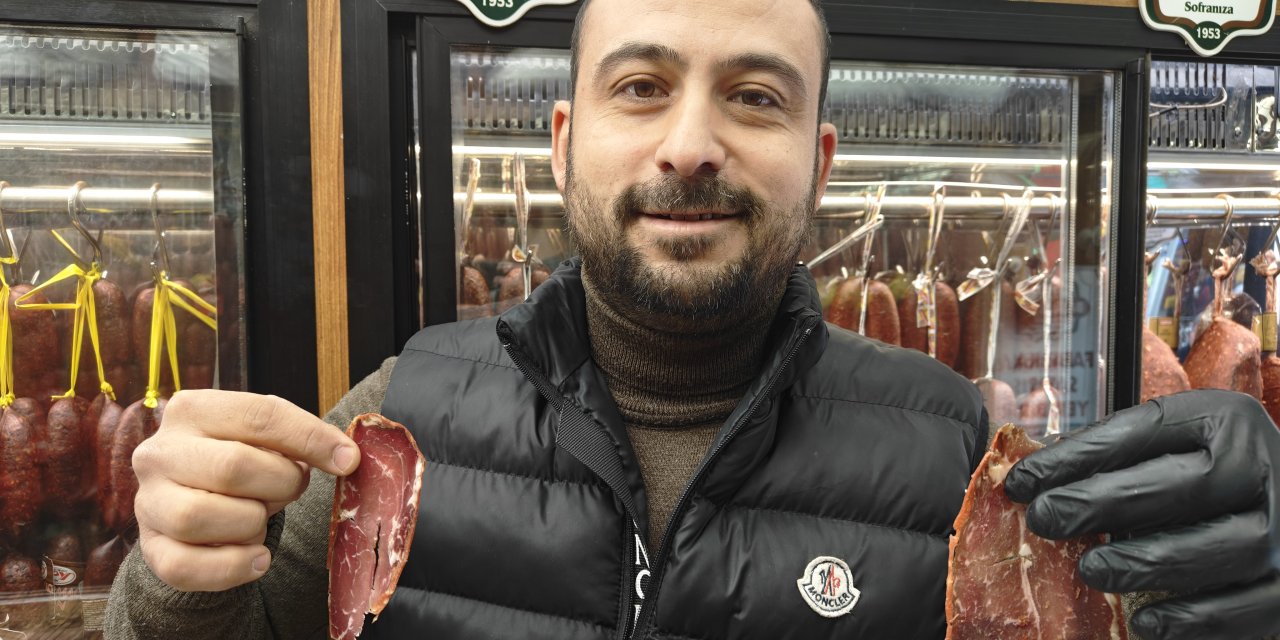 Pastırmanın fiyatı altın ile yarışıyor: Dilimi 32 TL kilosu raflarda 2 bin TL